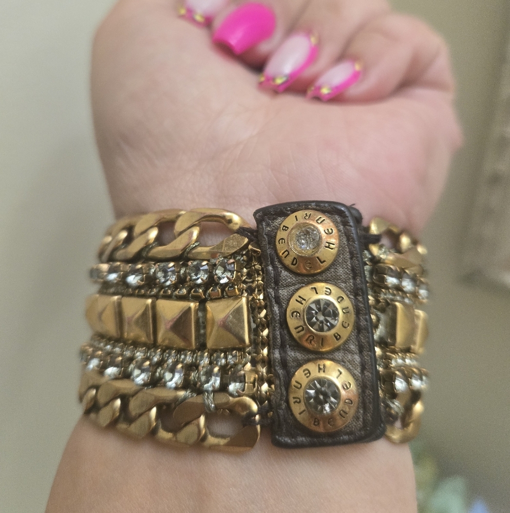 Henri Bendel Wide Bracelet GUC - Picture 3 of 10